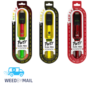 Ooze – 2.0 Twist Slim 510 Thread Battery (3 Options)