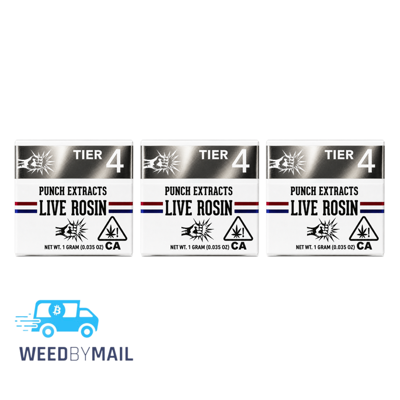 Punch Extracts - 1g Tier 4 Live Rosin Badder (20 Options)