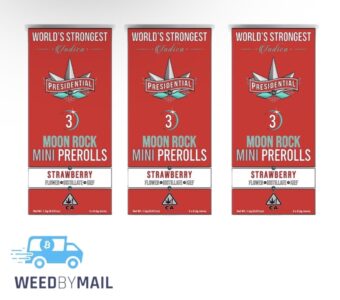 Presidential – Moonrock Infused Pre-Rolls 3pk (1.5g) (1 Option)