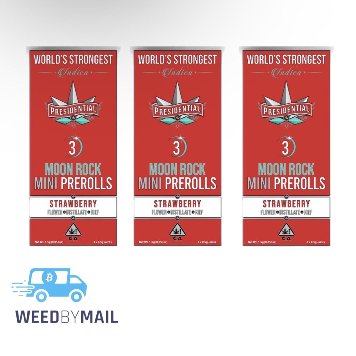 Presidential - Moonrock Infused Pre-Rolls 3pk (1.5g) (1 Option)