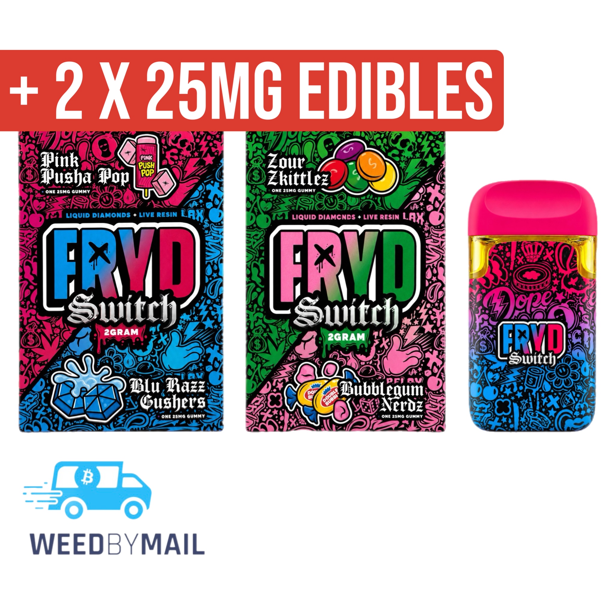 Fryd - 2G Switch Disposable Pen (5 Options)