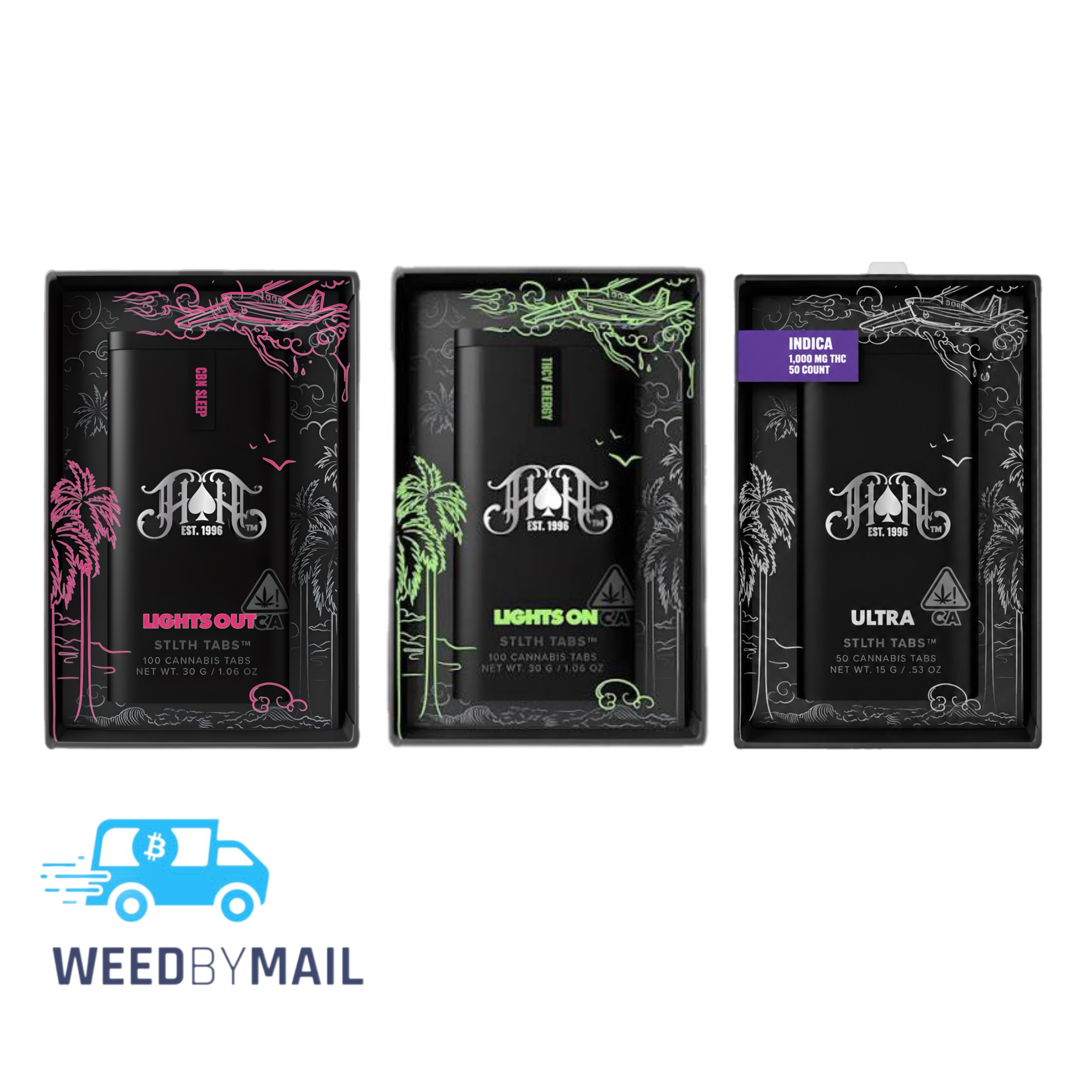 Heavy Hitters - 1000mg Cannabis STLTH Tabs (3 Options)