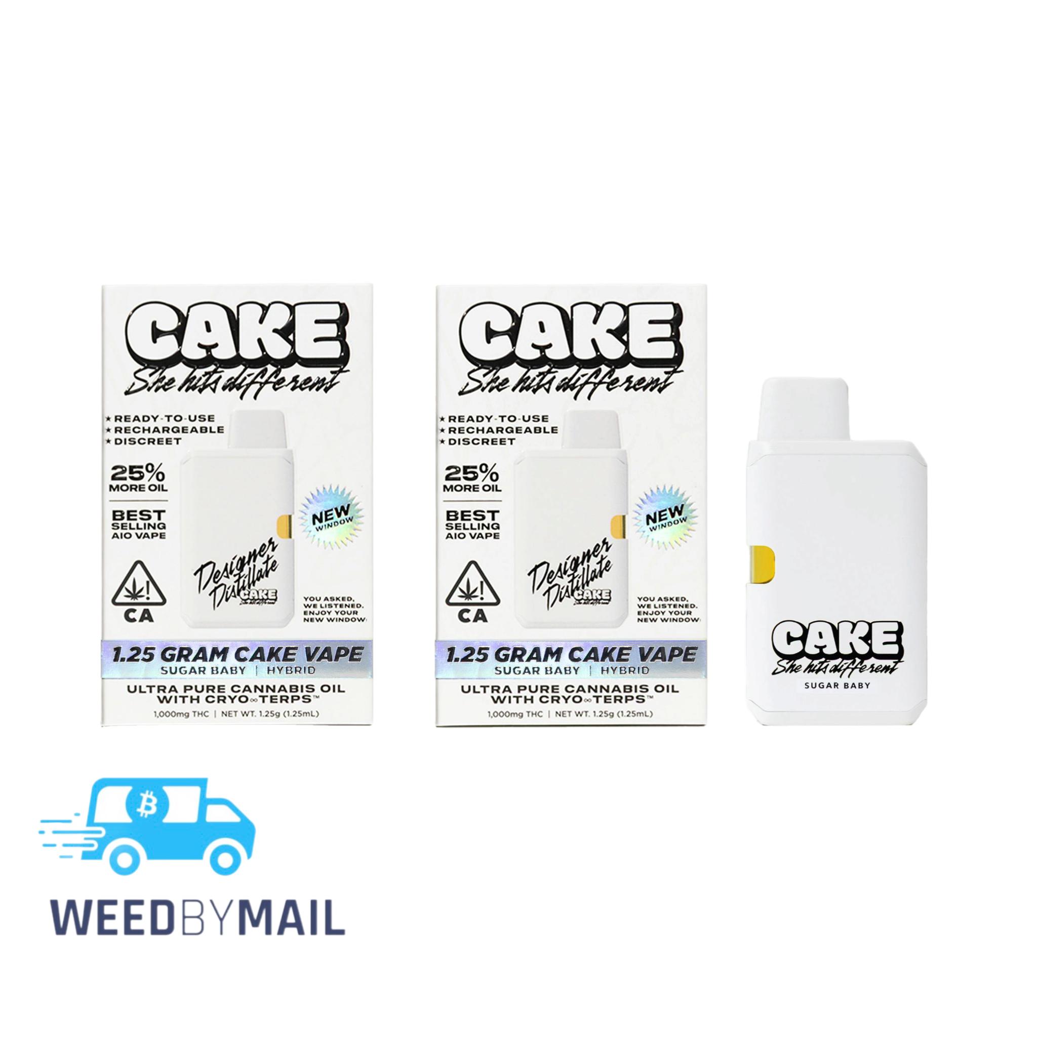 Cake - 1.2G Disposable Pen (4 Options)