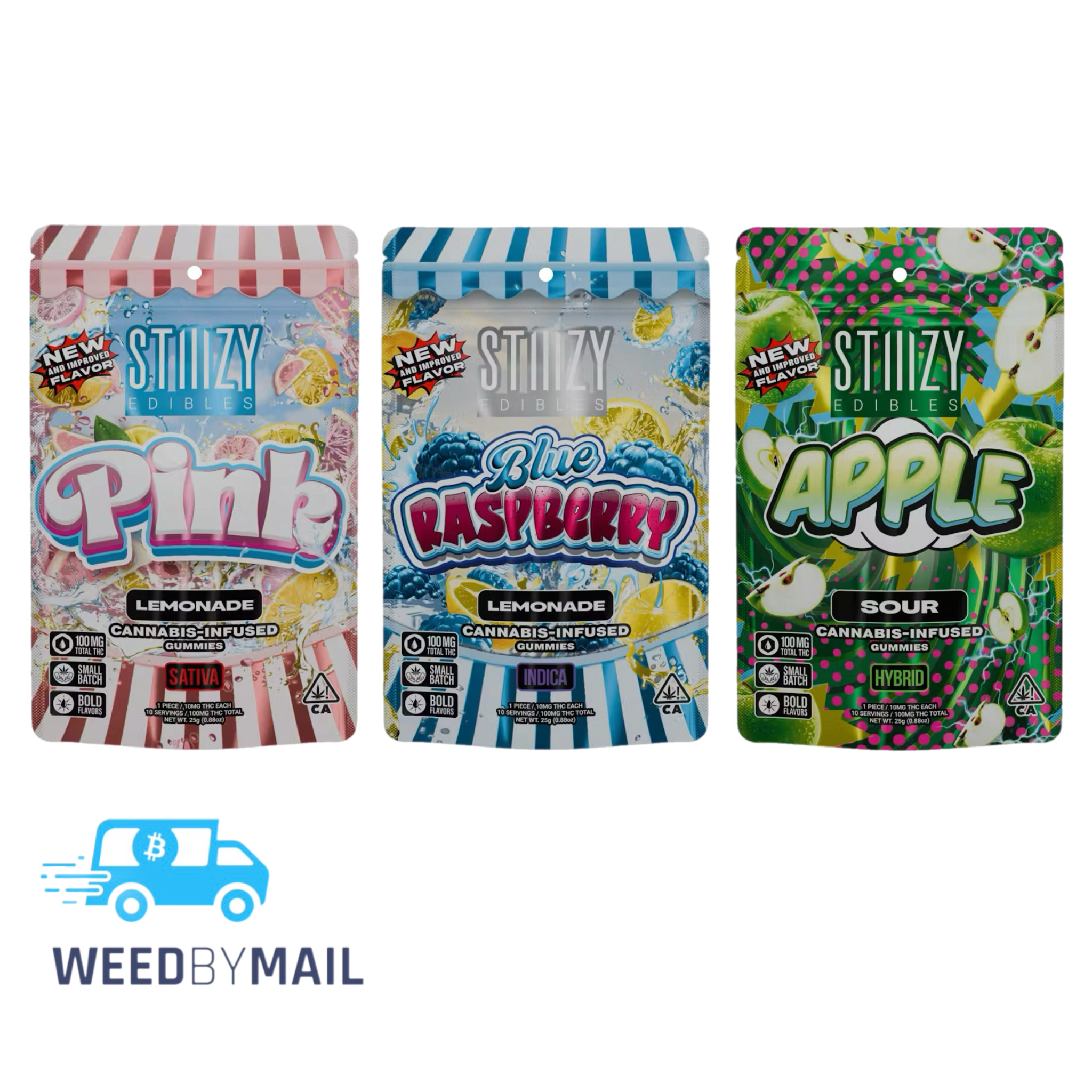 STIIIZY - 100mg Cannabis Infused Gummies (12 Options)