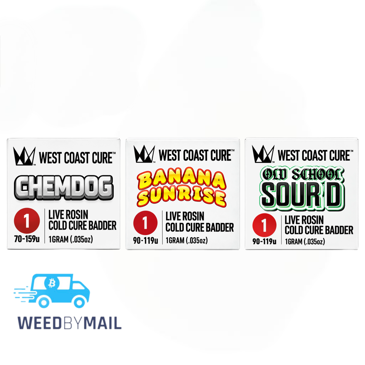 West Coast Cure - 1g Tier 1 Live Rosin Cold Cure Badder (2 Options)