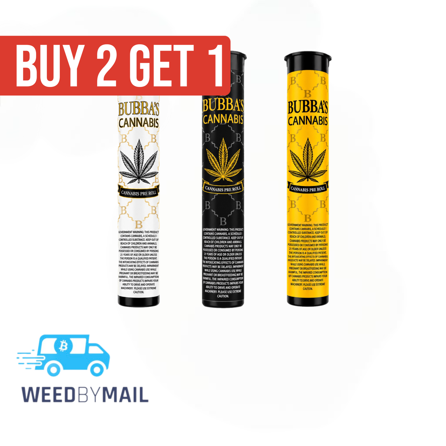 Bubba - 1G Pre-Roll (6 Options)