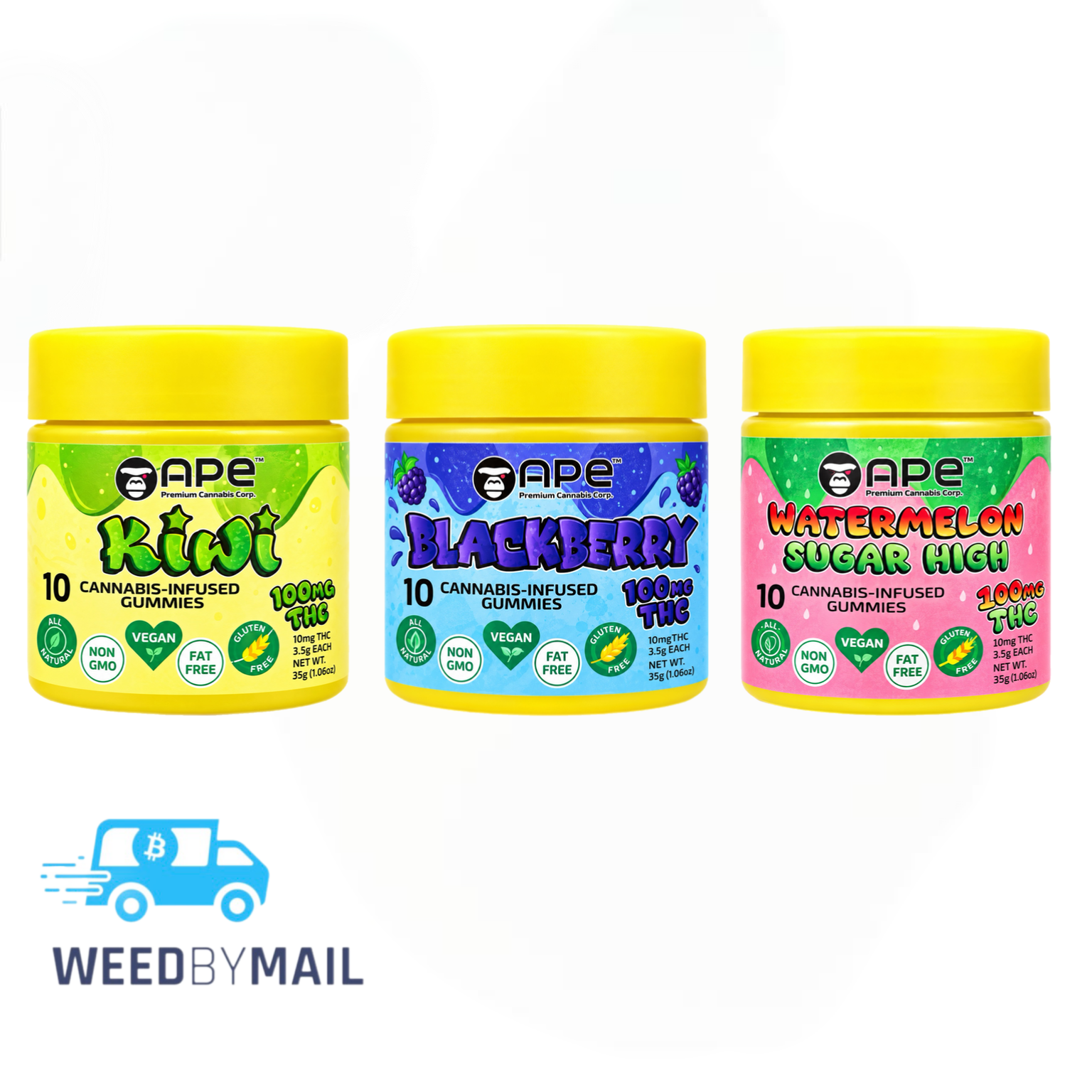 APE - 100mg Vegan Gummies (9 Options)