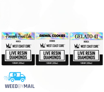 West Coast Cure – 1g Live Resin Diamonds (7 Options)