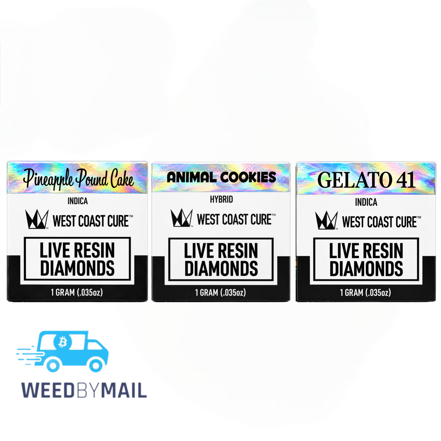 West Coast Cure - 1g Live Resin Diamonds (7 Options)