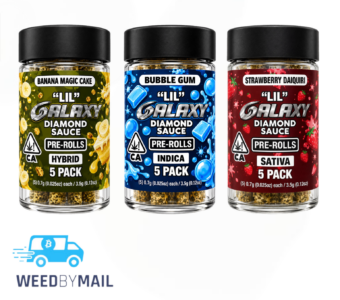 Galaxy – “Lil” Diamond Sauce Infused Pre-Rolls 5pk (3.5g) (8 Options)
