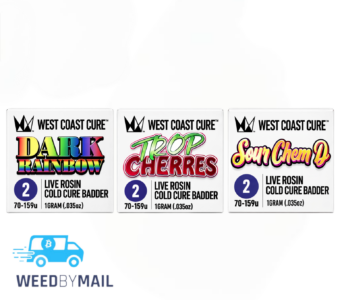 West Coast Cure – 1g Tier 2 Live Rosin Cold Cure Badder (2 Options)