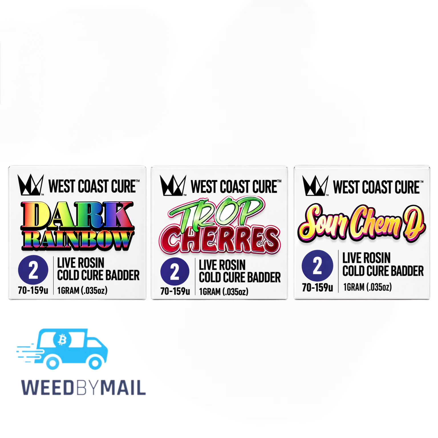 West Coast Cure - 1g Tier 2 Live Rosin Cold Cure Badder (2 Options)