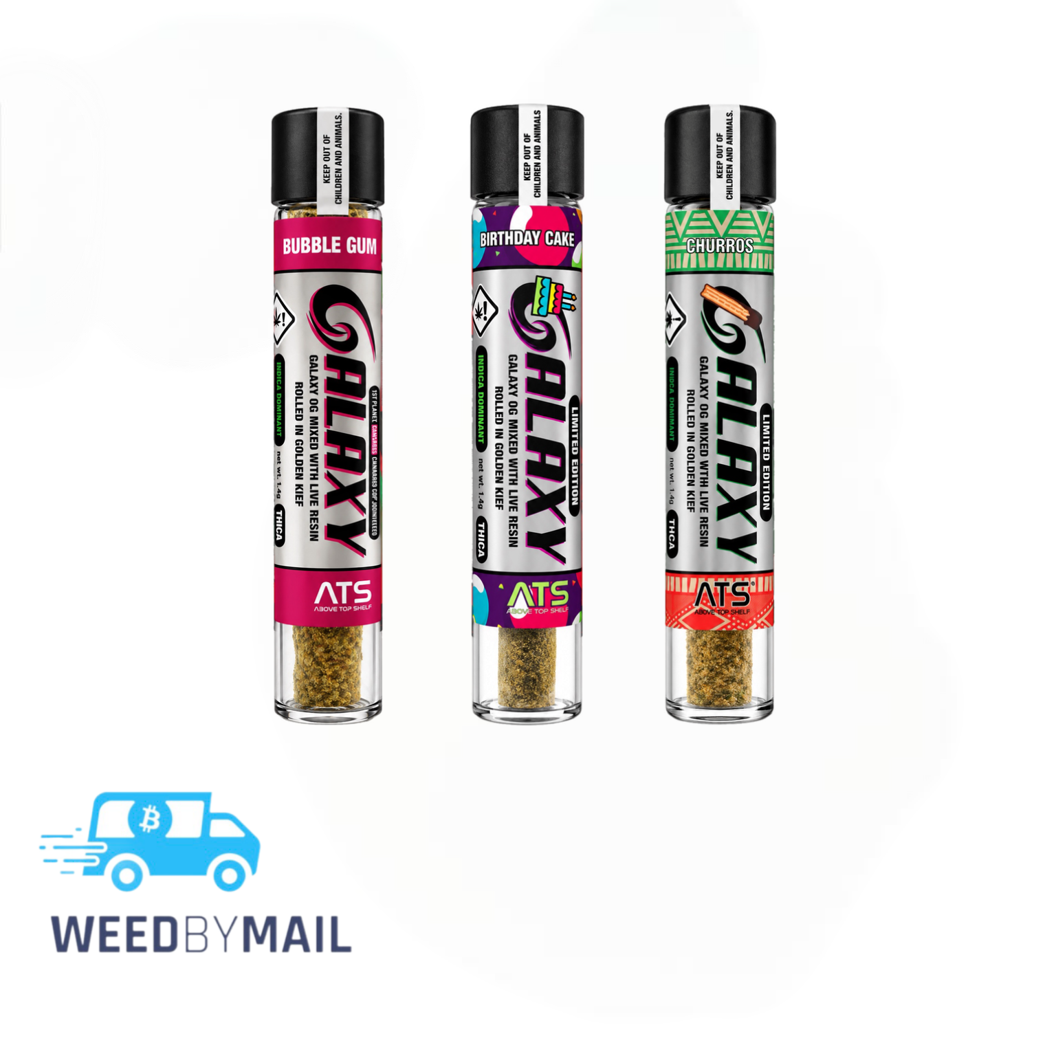 Galaxy - 1.4g Live Resin Infused Pre-Roll (6 Options)
