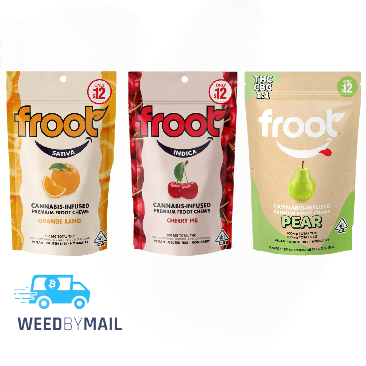 Froot - 100mg Gummies (3 Options)